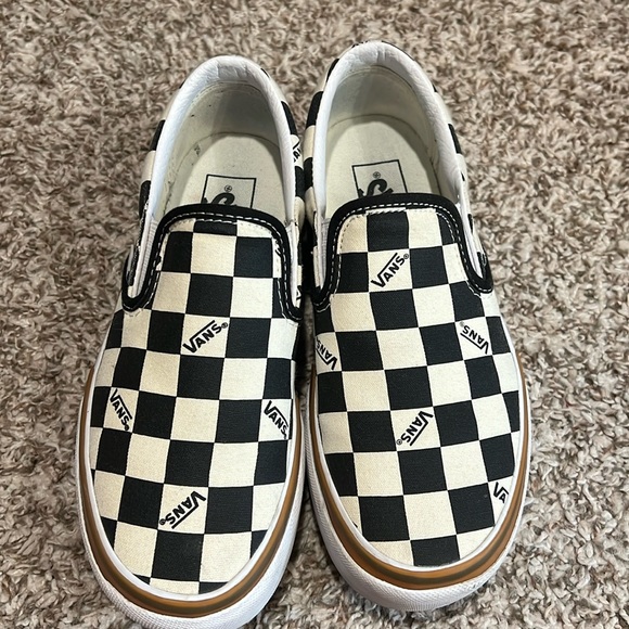 Vans Shoes - Platform checkered vans